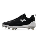 New Balance Women's FuelCell FUSE v5 Metal Fastpitch Softball Cleats - Black / Optic White - SMFUSEK5