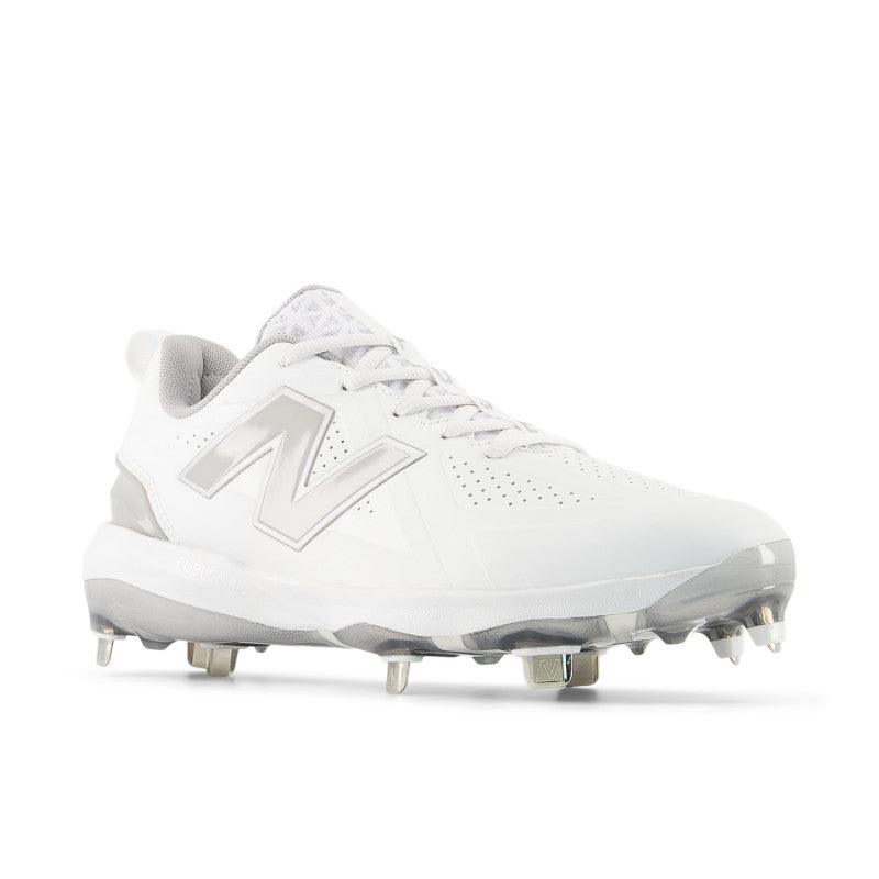New Balance Women's FuelCell FUSE v5 Metal Fastpitch Softball Cleats - White - SMFUSEW5