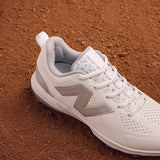 New Balance Women's FuelCell FUSE v5 Metal Fastpitch Softball Cleats - White - SMFUSEW5