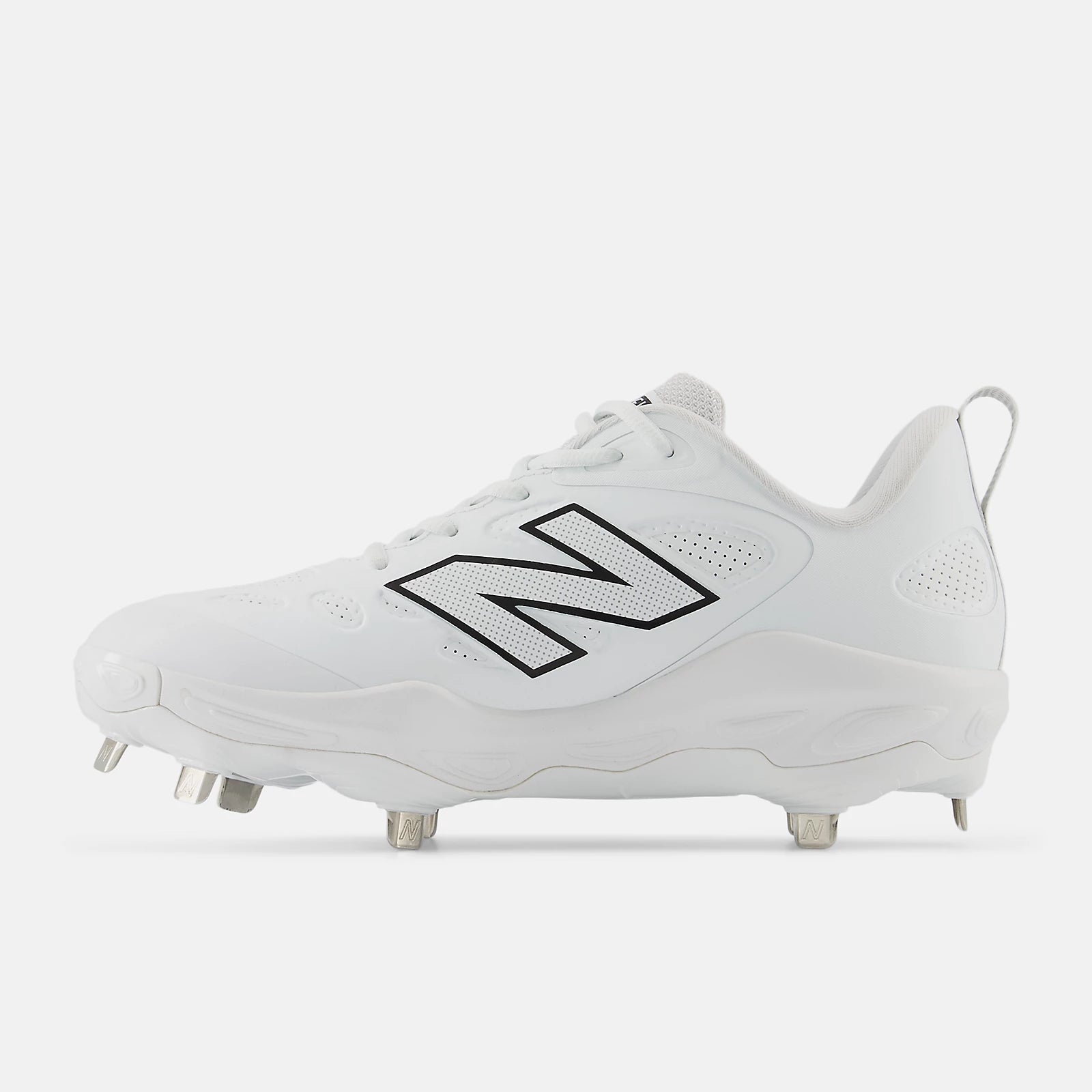 New Balance Women's Fresh Foam X Velo v4 Metal Fastpitch Softball Cleats - Synthetic White  SMVELOS4