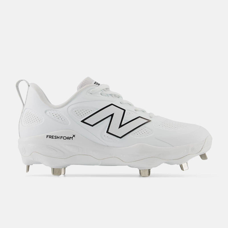 New Balance Women s Fresh Foam X Velo v4 Metal Fastpitch Softball Cleats Synthetic White SMVELOS4