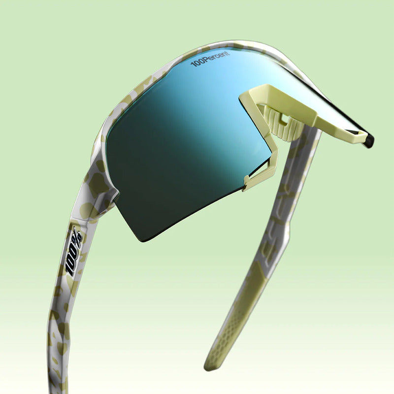100 Percent Sunglasses - S3 - Elly De La Cruz 2 - Blue Topaz Mirror Lens