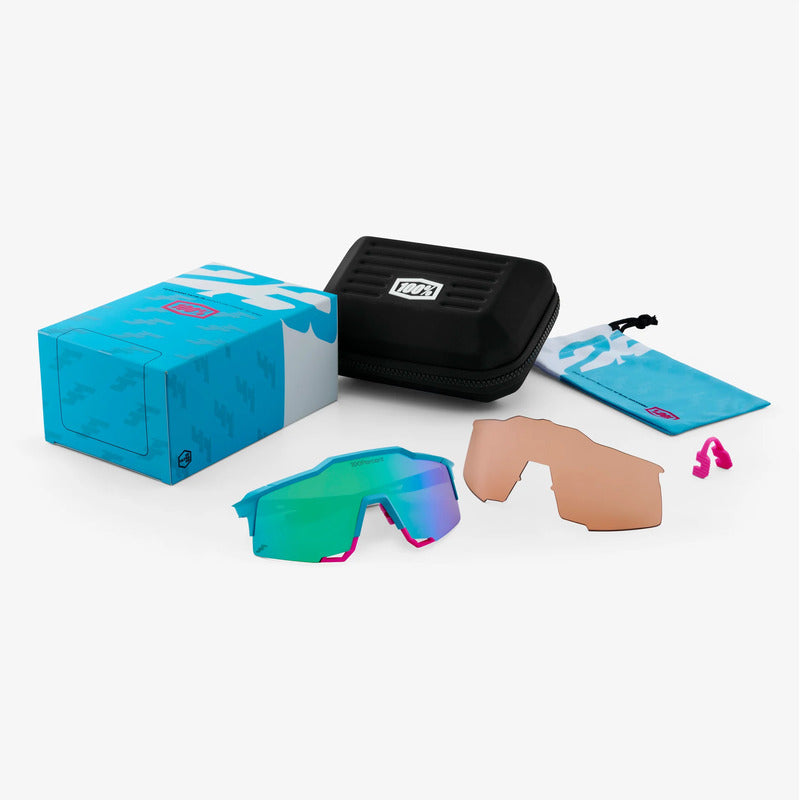 100 Percent Sunglasses - Speedcraft - Tatis 4 - Blue Topaz Mirror Lens