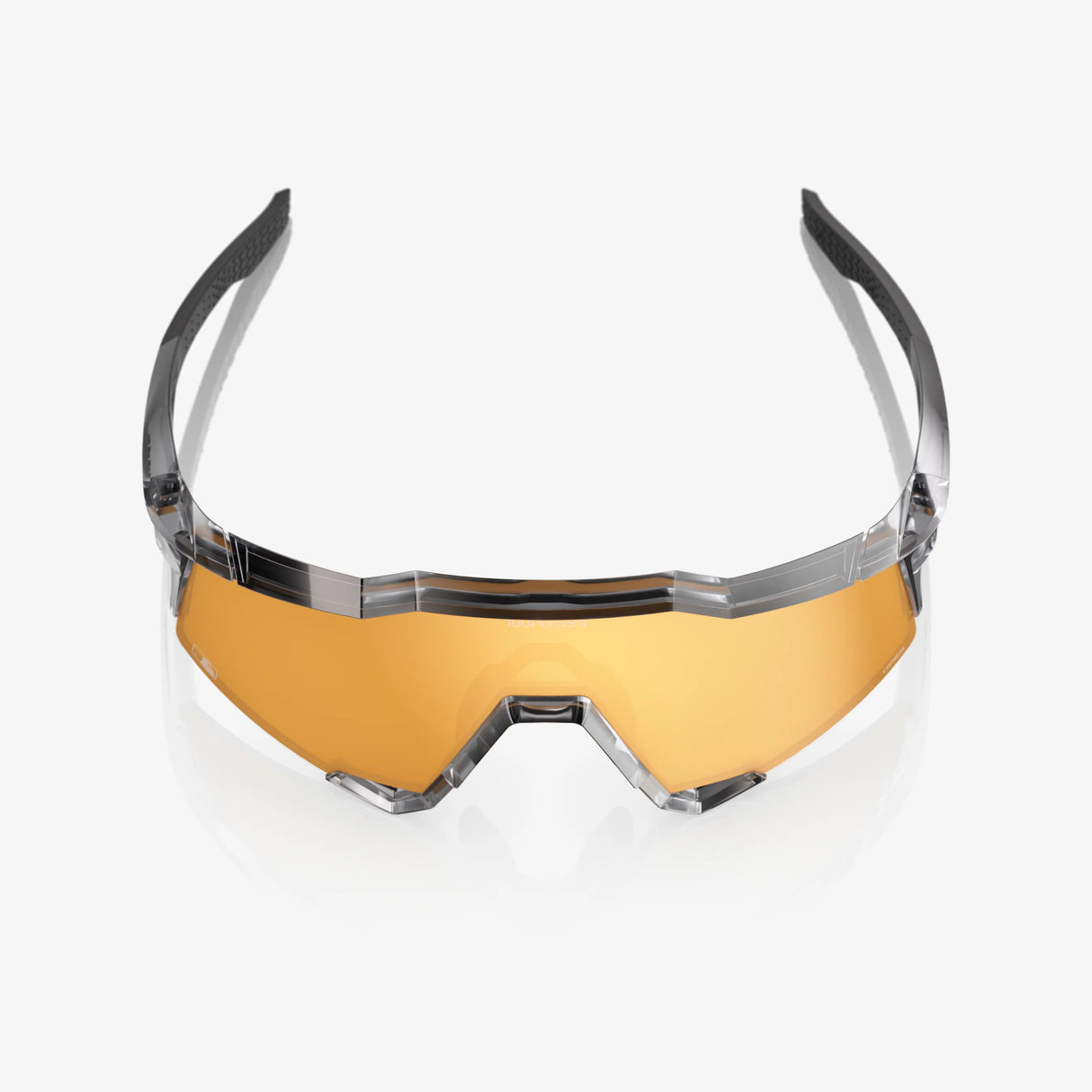 100 Percent Sunglasses - Speedcraft - MLB Authentic Polished Translucent Grey HiPER® 24K Gold Mirror Lens