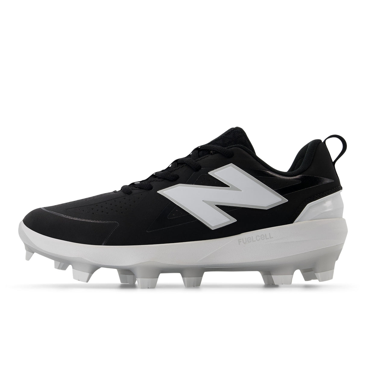 New Balance Women's FUSE v5 Molded Fastpitch Softball Cleats - Black/White - SPFUSEK5