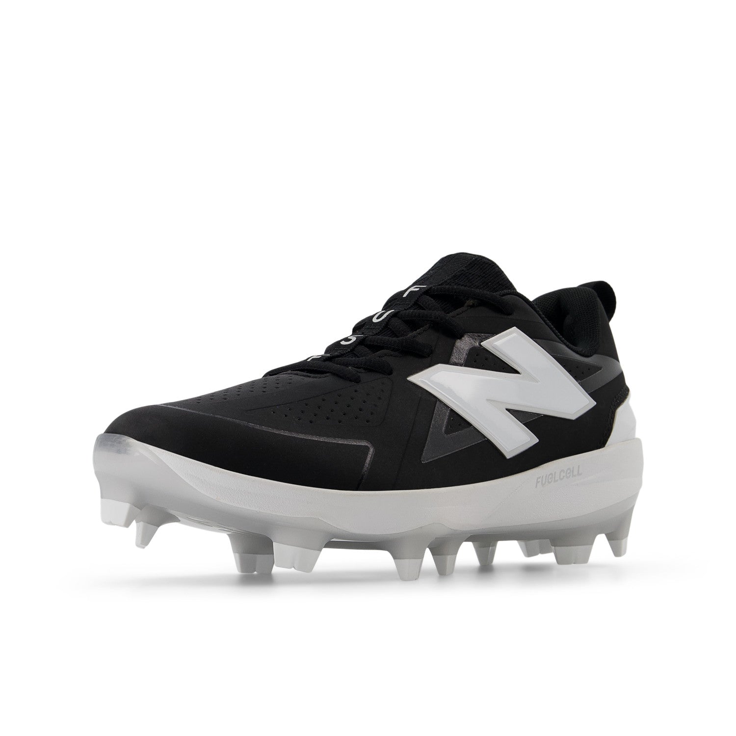 New Balance Women's FUSE v5 Molded Fastpitch Softball Cleats - Black/White - SPFUSEK5