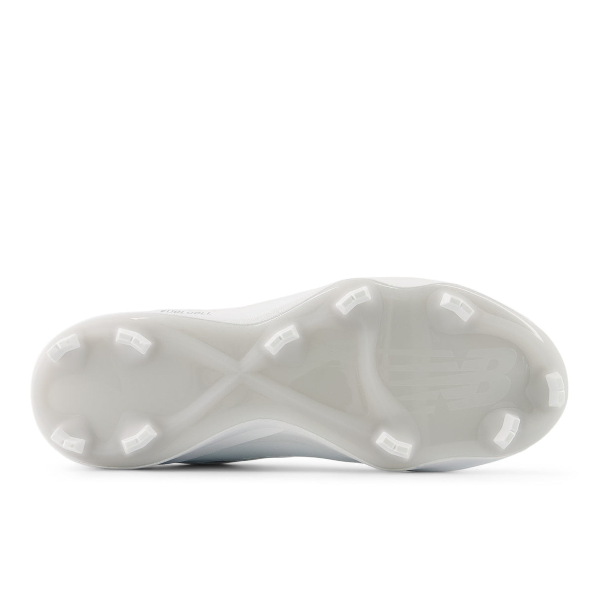 New Balance Women's FUSE v5 Molded Fastpitch Softball Cleats - White/Raincloud - SPFUSEW5