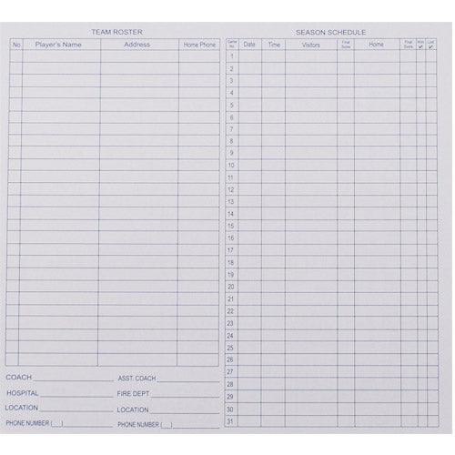 SIS Baseball/Softball Score Book (16 Position) - Smash It Sports