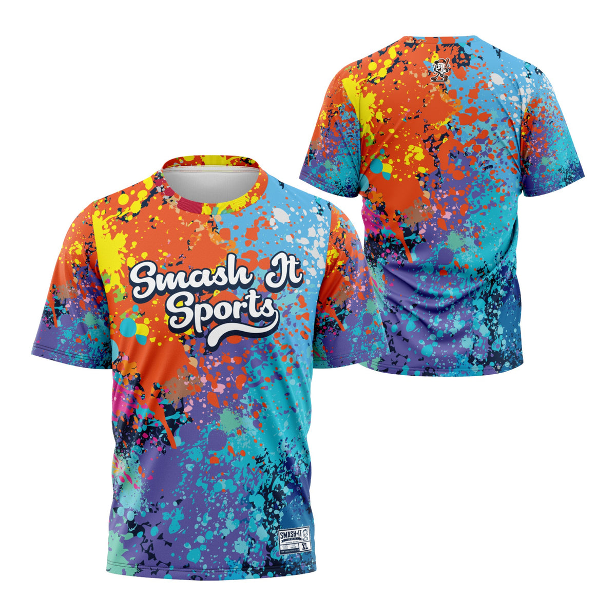 Smash It Sports Short Sleeve Shirt - Color Bomb