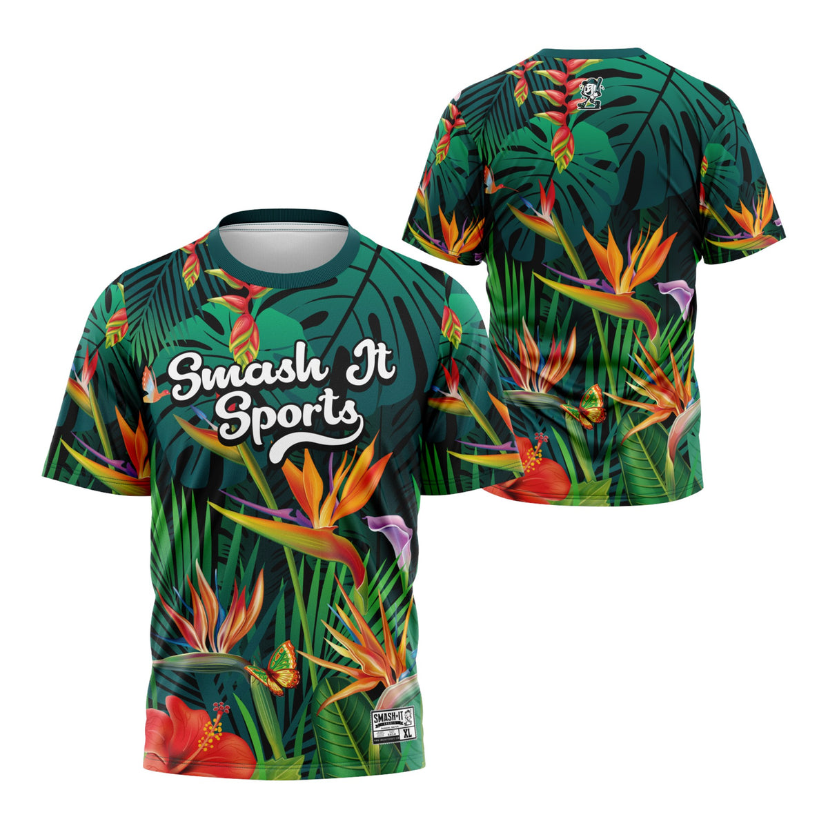 Smash It Sports Short Sleeve Shirt - Paradise