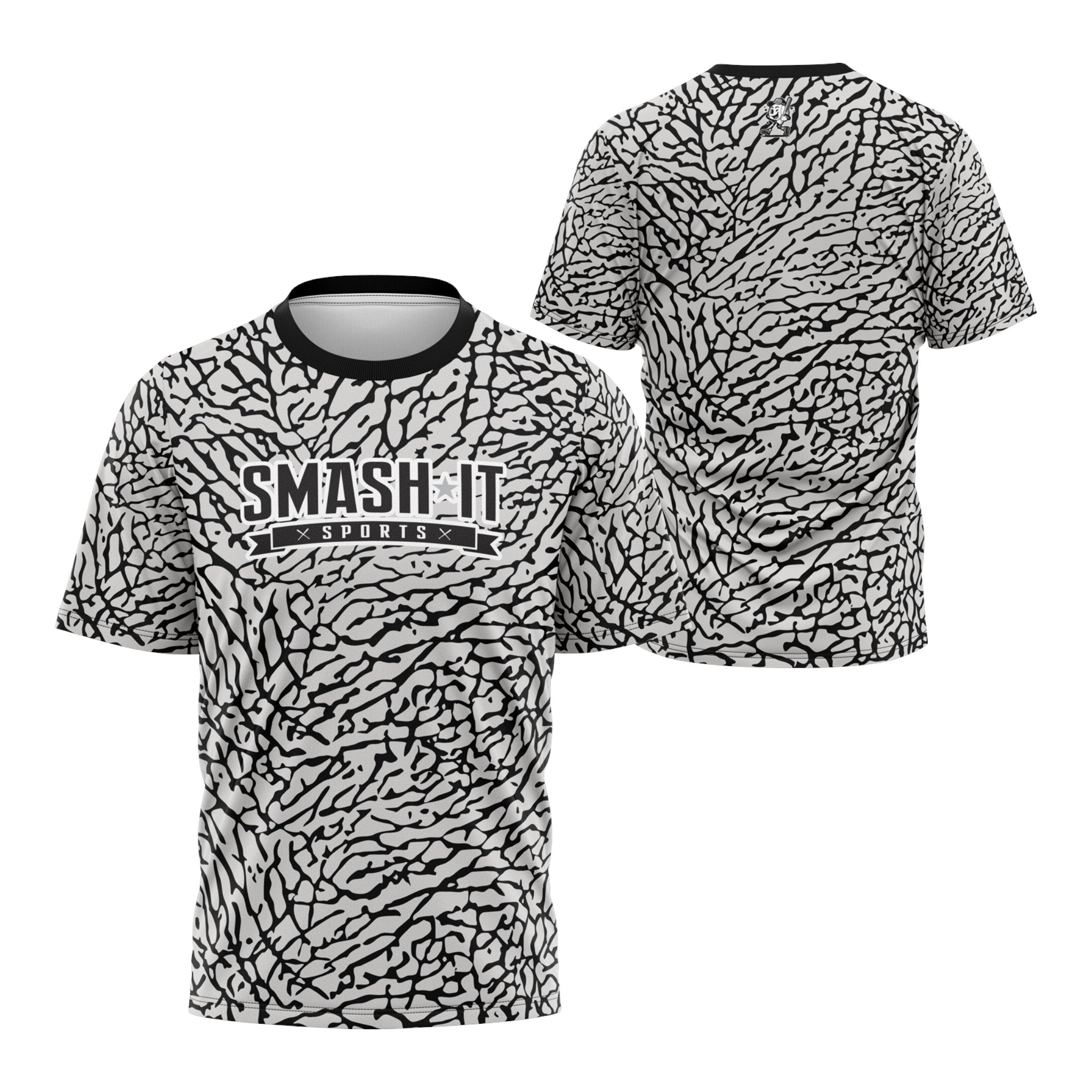 Smash It Sports Short Sleeve Shirt - Concrete Jungle