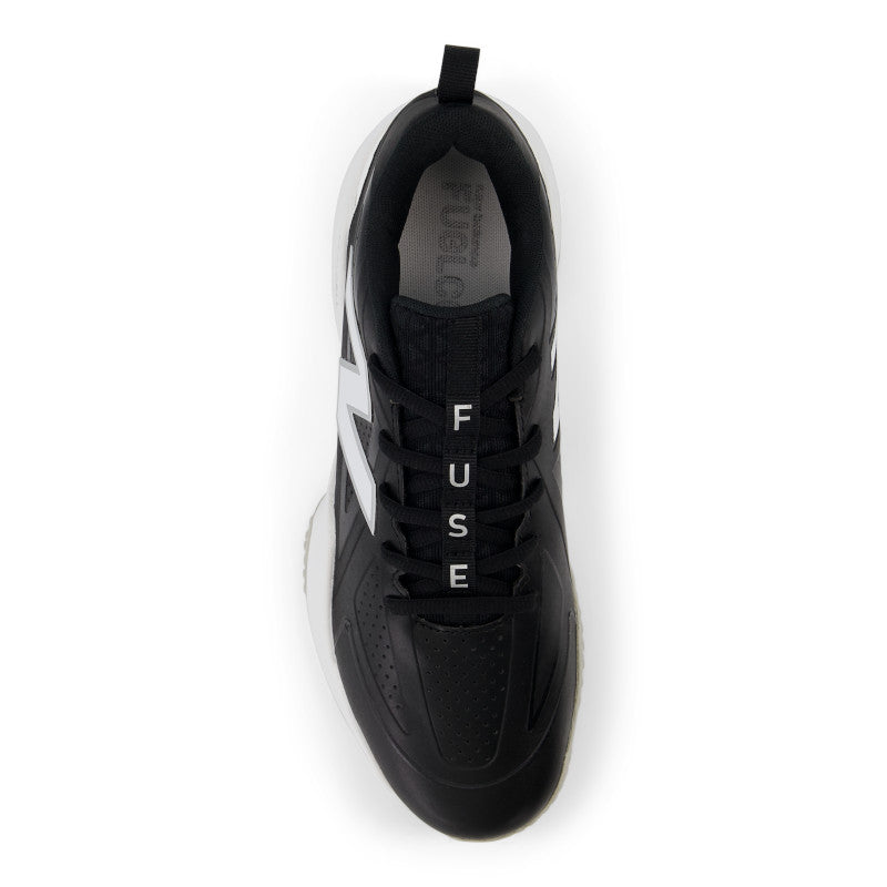New Balance Women's FUSE v5 Turf Trainer Softball Shoes - Black/White - STFUSEK5