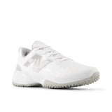 New Balance Women's FUSE v5 Turf Trainer Softball Shoes - White/Raincloud - STFUSEW5