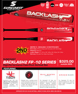 2024 Suncoast Backlash2 FP -10 Fastpitch Softball Bat (All Associations)