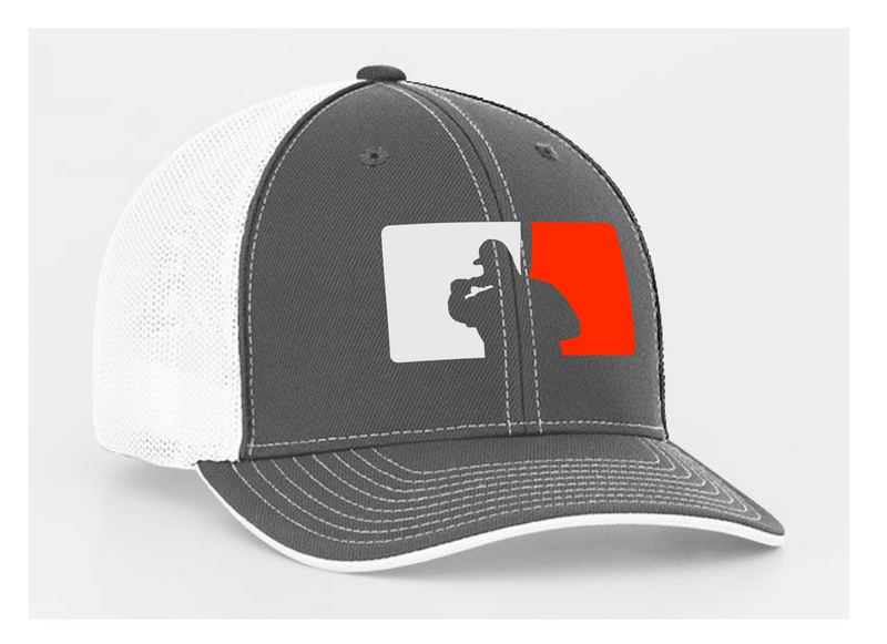 Fat Guy BP Fitted Hat - 404M (Grey/White/Orange)