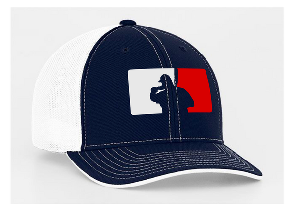 Fat Guy BP Fitted Hat - 404M (Navy/White/Red)