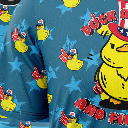 Duck Around and Find Out USA Short Sleeve Jersey (Customized Buy-In) - Smash It Sports