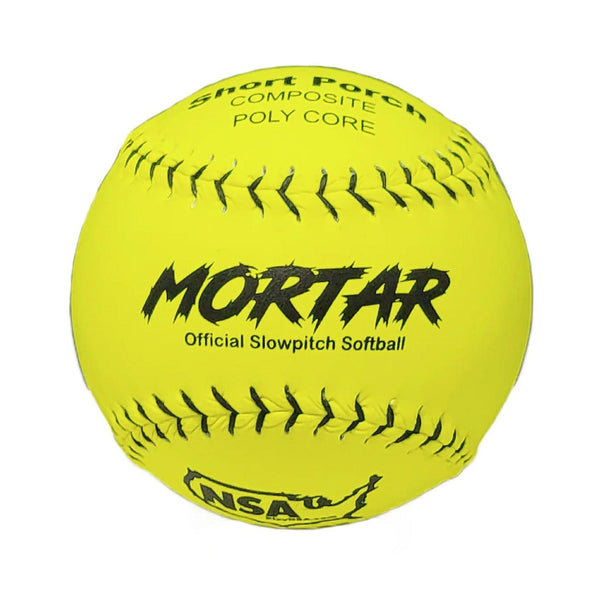 Short Porch Mortar NSA Icon 44/400 12" Slowpitch Softballs - Smash It Sports