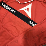 Anarchy Fleece Hoodie - Red/Black