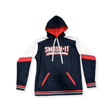 Smash It Sports Fleece Hoodie - Smashie Navy/White