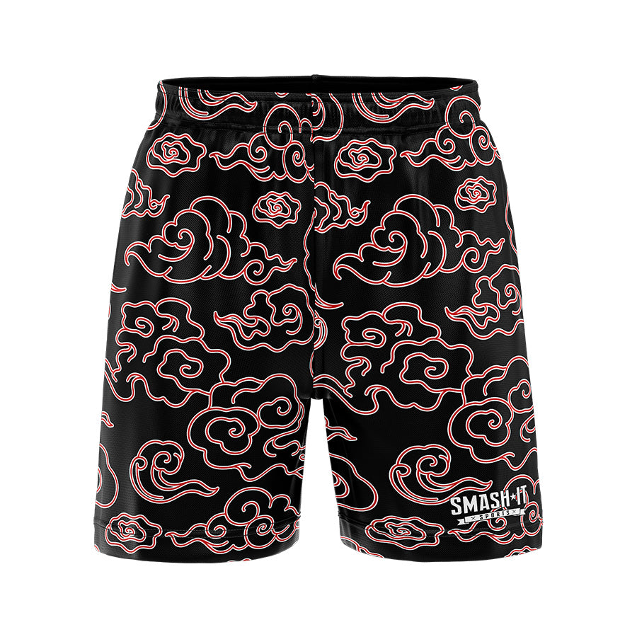 Smash It Sports Mesh Shorts - Clouds