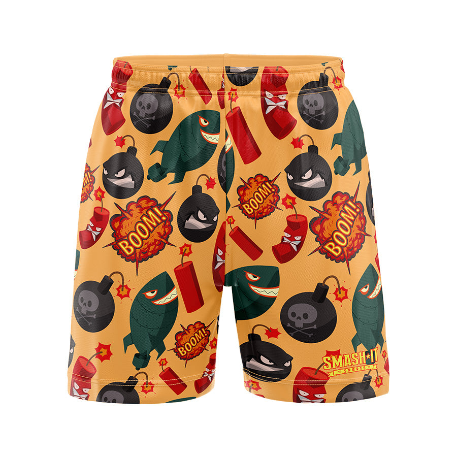Smash It Sports Mesh Shorts - Droppin' Bombs
