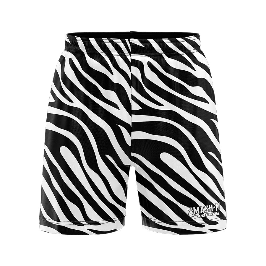 Smash It Sports Mesh Shorts - Zebra