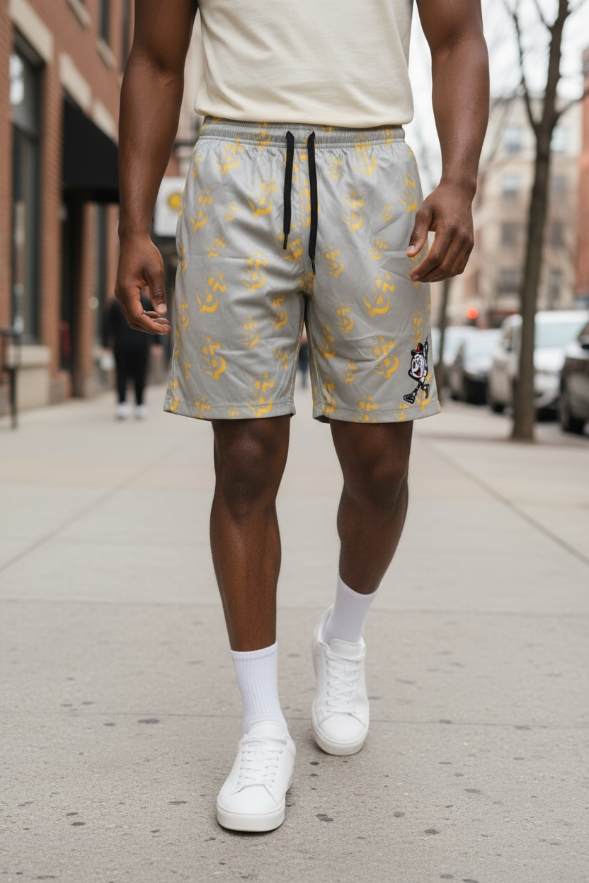 Smash It Sports Mesh Shorts - Money Man