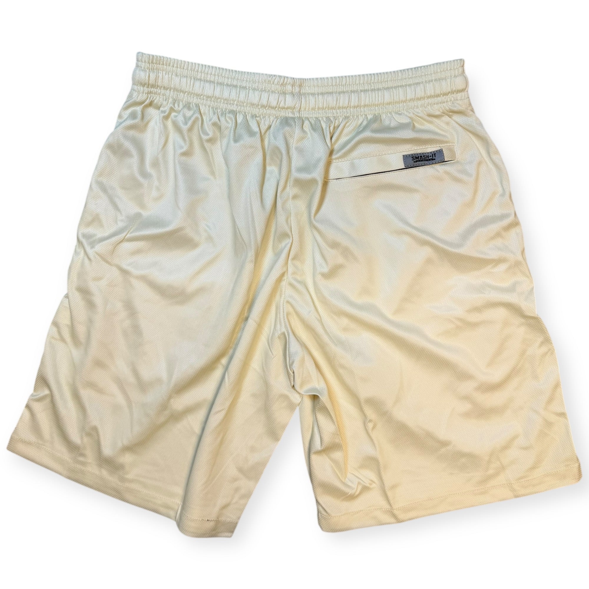 Smash It Sports Mesh Shorts - Smashie Cream/Mint/White