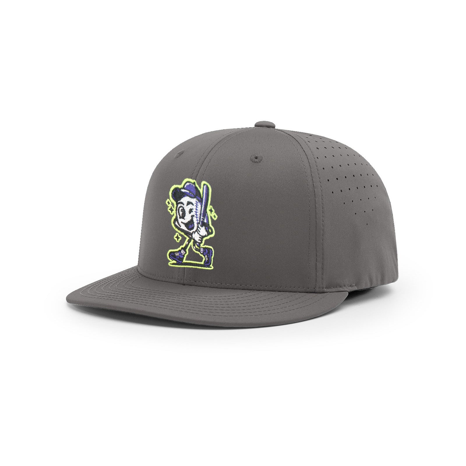Smash It Sports Smashie PTS30 Hat - Charcoal/Volt