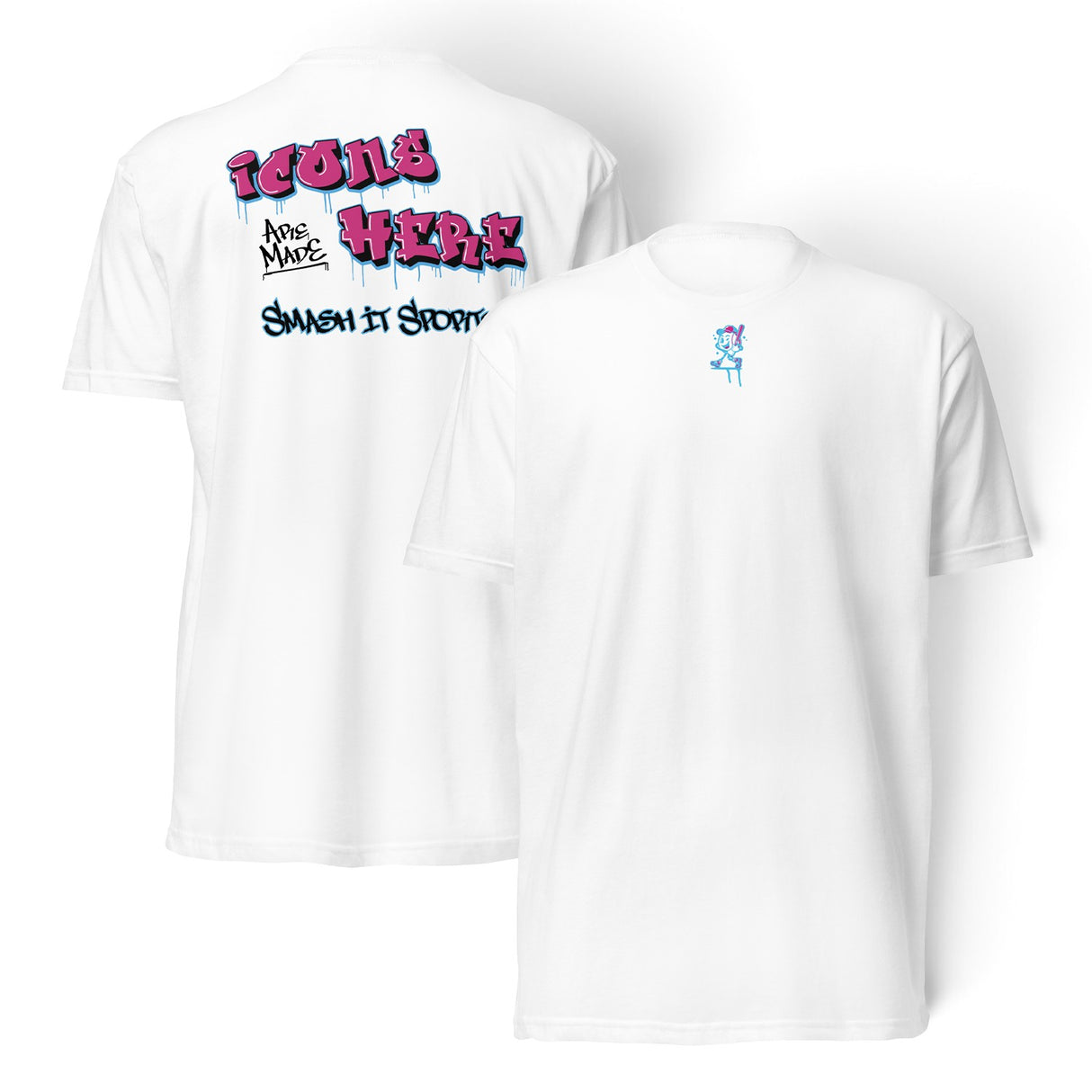 Smash It Sports T-Shirt - Icons Made Here (Multiple Colors)