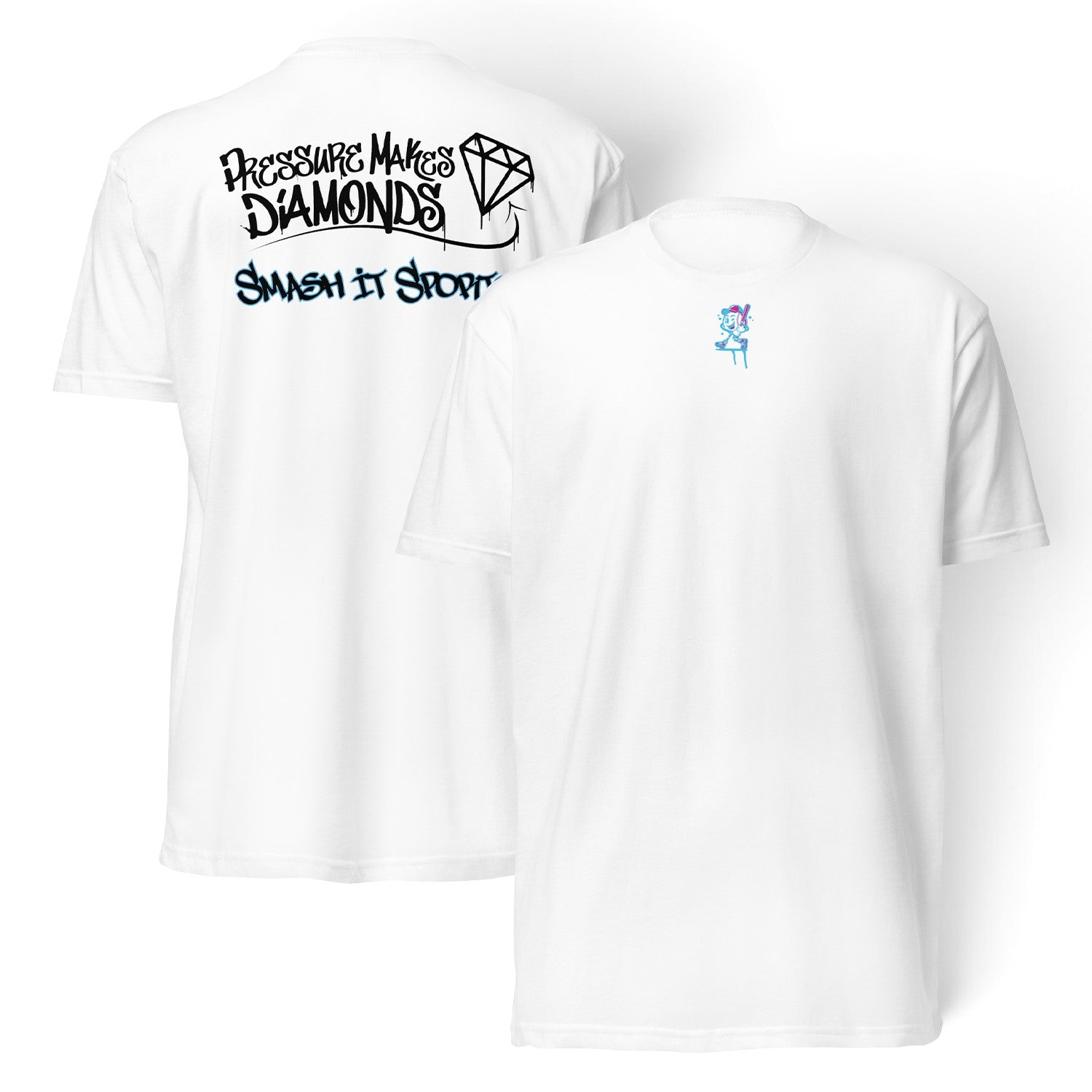 Smash It Sports T-Shirt - Pressure Makes Diamonds (Multiple Colors)