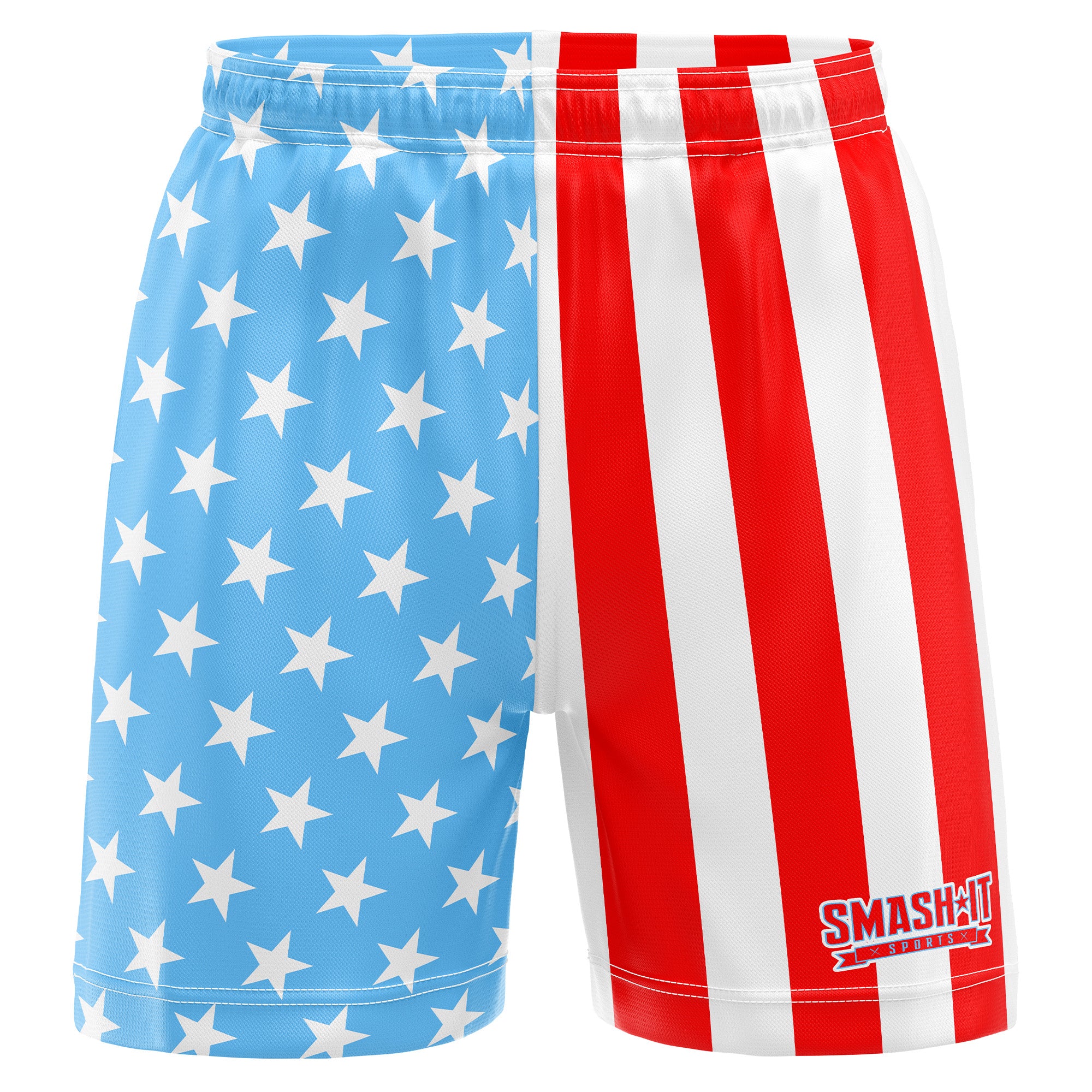 Smash It Sports Mesh Shorts - All American