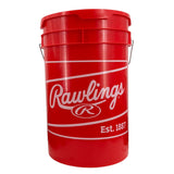 Smash It Sports x Rawlings 6 Gallon Bucket with Padded Lid (Multiple Colors)