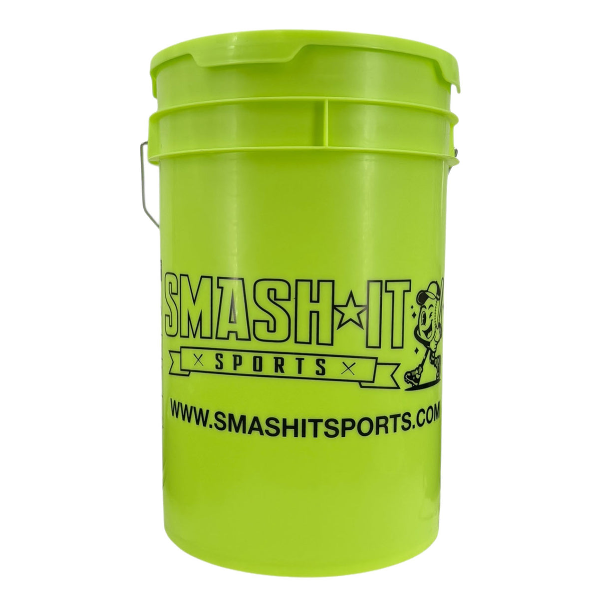 Smash It Sports x Rawlings 6 Gallon Bucket with Padded Lid (Multiple C
