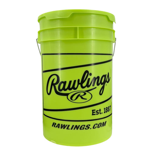 Smash It Sports x Rawlings 6 Gallon Bucket with Padded Lid (Multiple Colors)