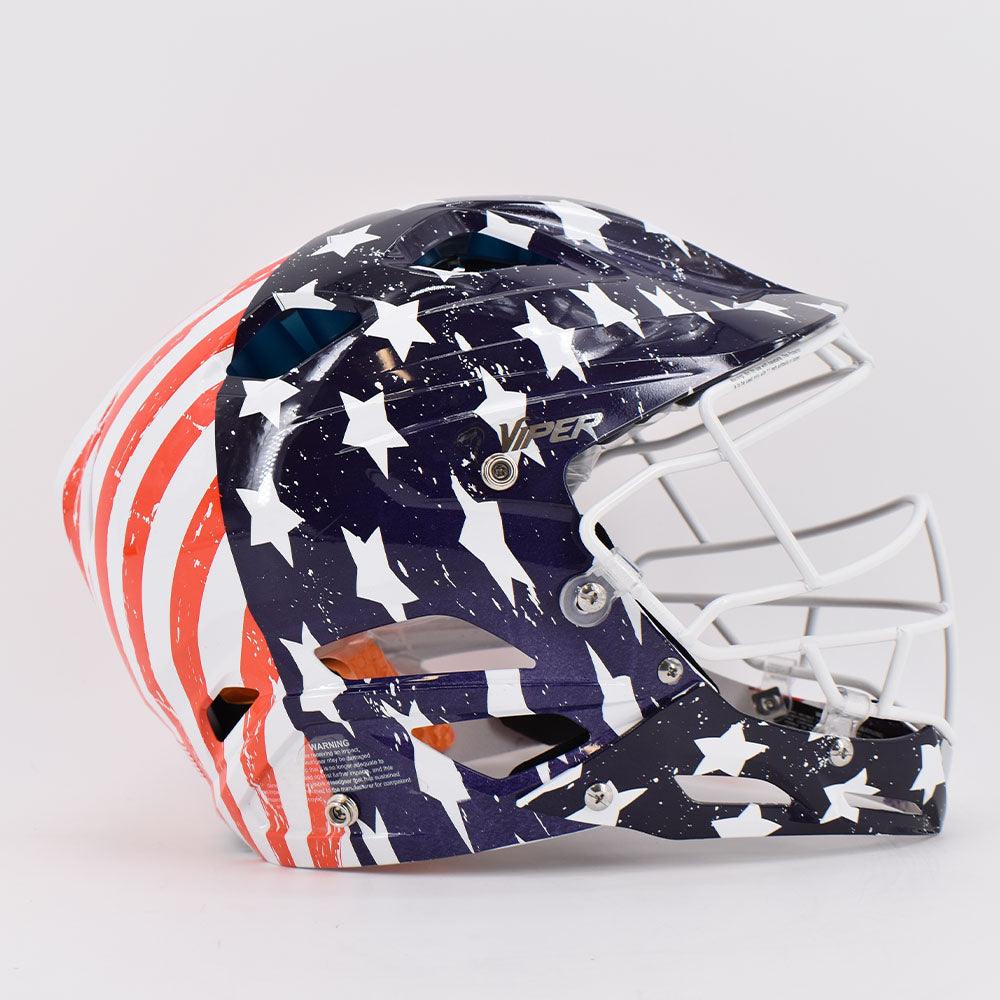 Viper Softball Pitchers Helmet - Stars and Stripes - Smash It Sports