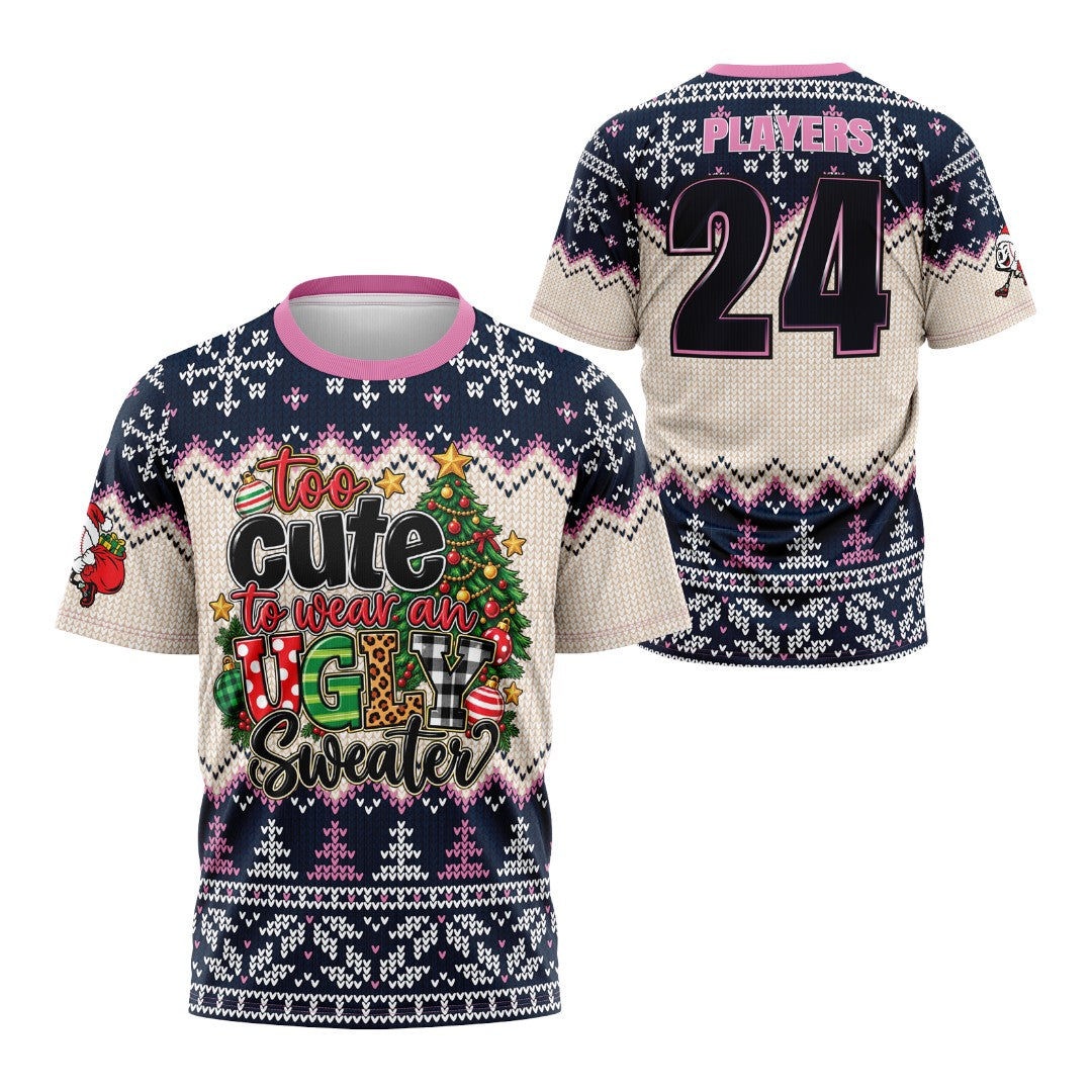 Too Cute to Be Ugly - Short Sleeve Shirt (Customized Buy-In)