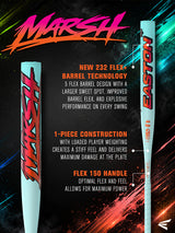 2026 Easton Marsh 1-Piece Loaded USSSA Slowpitch Softball Bat - ESU6MRSH1L