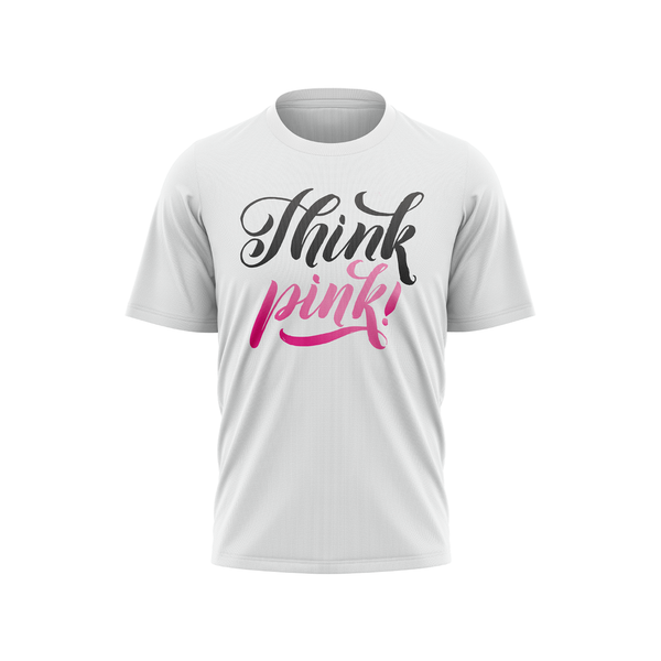 Breast Cancer Awareness Short Sleeve Shirt - Think Pink