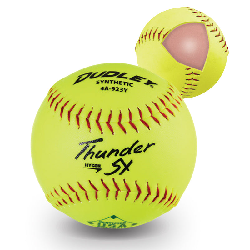 Dudley Thunder SY Hycon 52/300 USA/ASA 11" Slowpitch Softballs 4A923Y