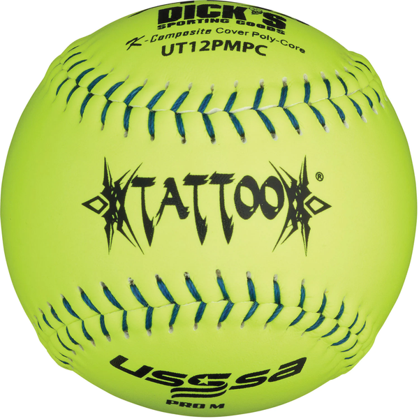 AD Starr Tattoo Pro M USSSA 12" Composite Slowpitch Softballs - UT12PMPC - Smash It Sports