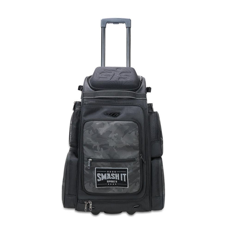 2025 Smash Ops Lil’ Guerrilla Hybrid Roller/Bat Pack Bag - Black Camo