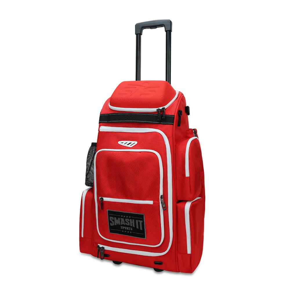 2025 Smash Ops Lil’ Guerrilla Hybrid Roller/Bat Pack Bag - Red/White