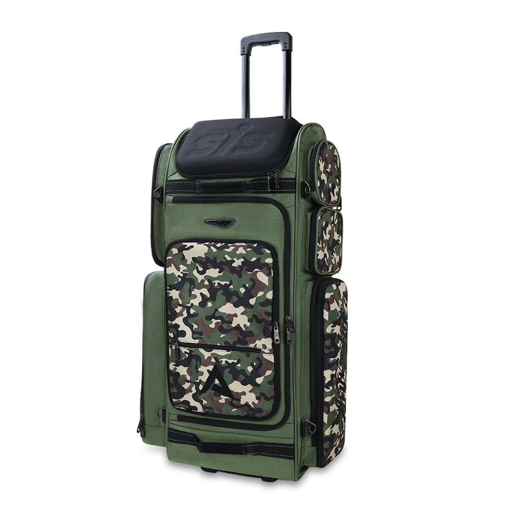 2025 Smash Ops Guerrilla V4 Roller Bag Anarchy Edition - Green Camo
