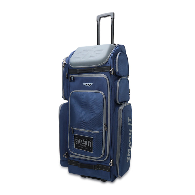 2025 Smash Ops Guerrilla V4 Roller Bag - Navy/Grey