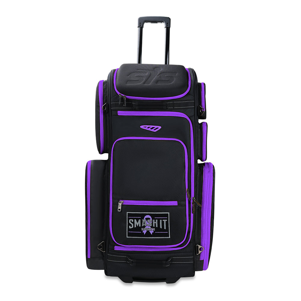 2025 Smash Ops Guerrilla V4 Roller Bag - Purple Cancer Awareness