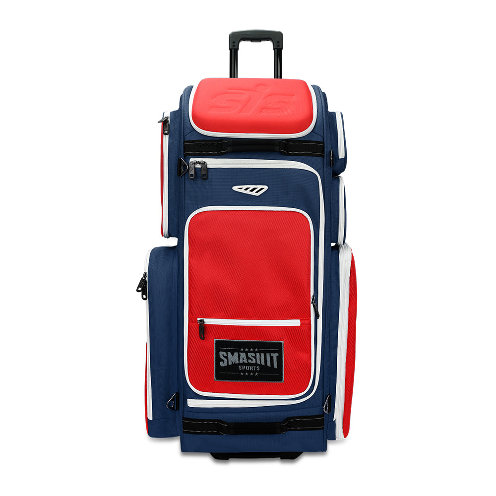 2025 Smash Ops Guerrilla V4 Roller Bag - Red/Navy