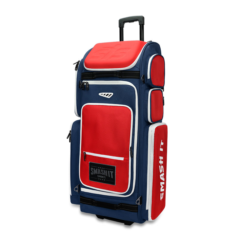 2025 Smash Ops Guerrilla V4 Roller Bag - Red/Navy