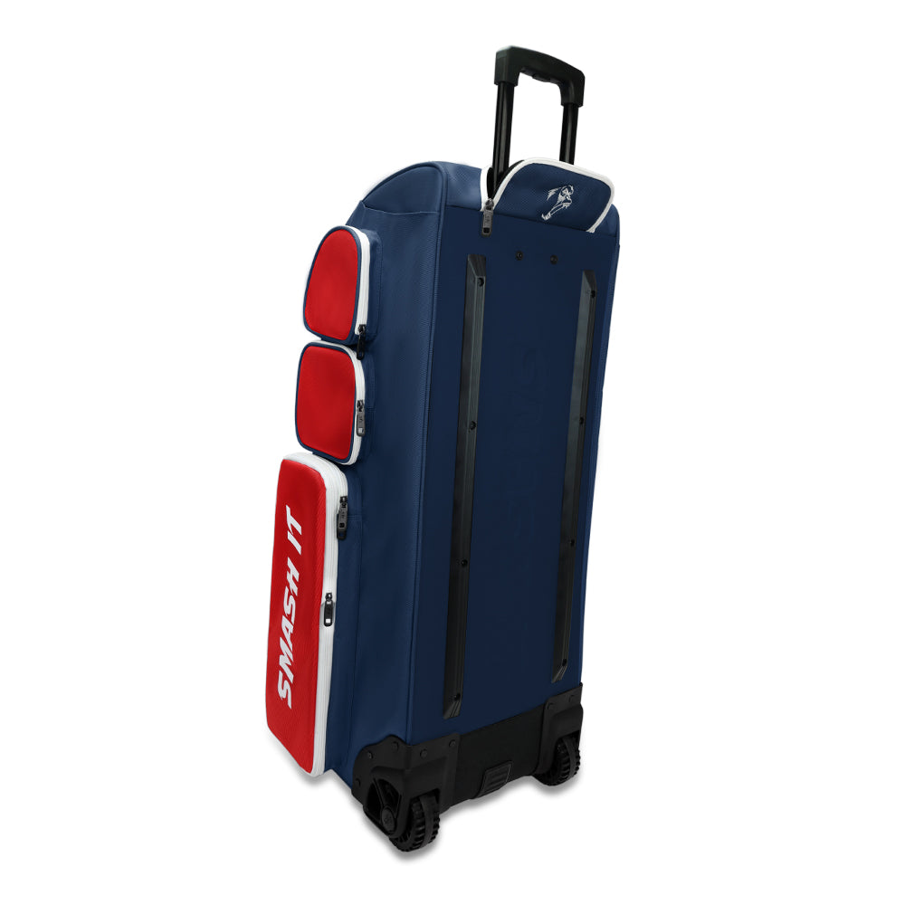 2025 Smash Ops Guerrilla V4 Roller Bag - Red/Navy